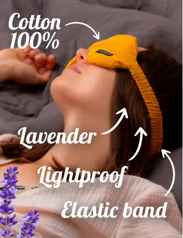 Organic lavender eye mask Sunny