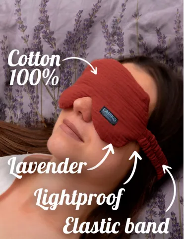 Organic lavender eye mask Jeanette