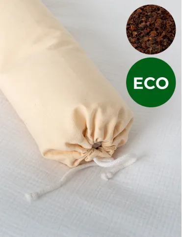 Organic Buckwheat Hull Neck Roll Pillow / Pillow for Neck / Yoga pillow / Back pillow