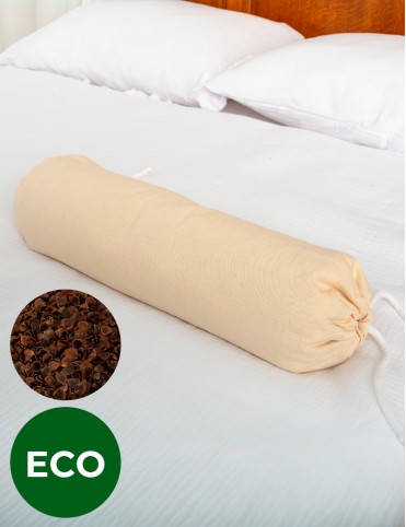 Organic Buckwheat Hull Neck Roll Pillow / Pillow for Neck / Yoga pillow / Back pillow