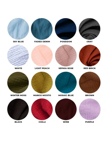  White men's muslin pants with pockets