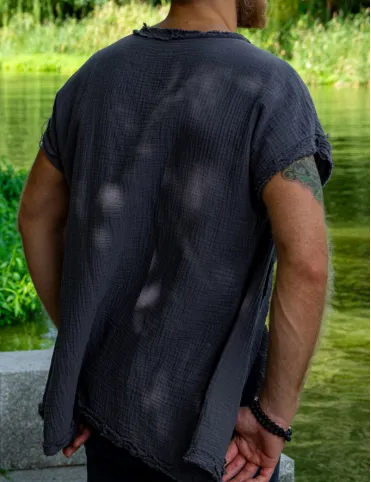 Men's boho style loose fit cardigan