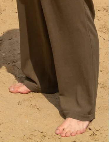 Wygodne męskie spodnie lniane BALI