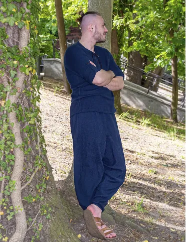 Men’s 100% Cotton Muslin Harem Pants – Boho Style, Comfort, and Freedom