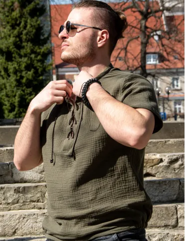 Herren-T-Shirt im  Boho Ethno-Stil, Modell Ragnar