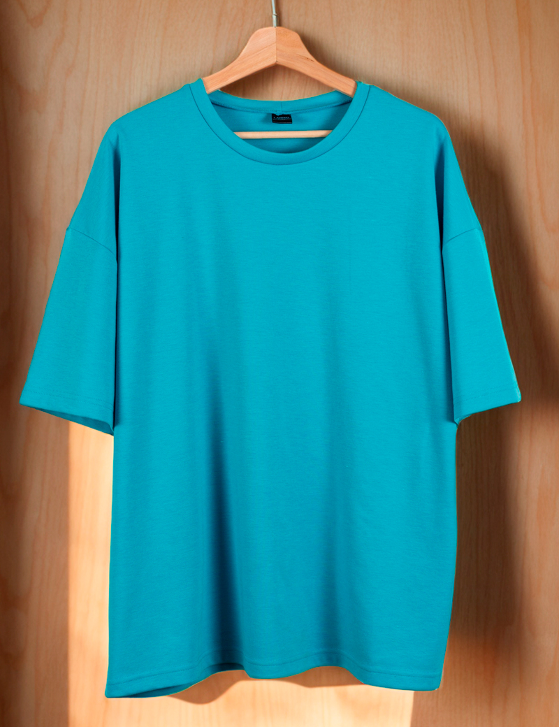 Unisex Oversize T-Shirt Basic Blue