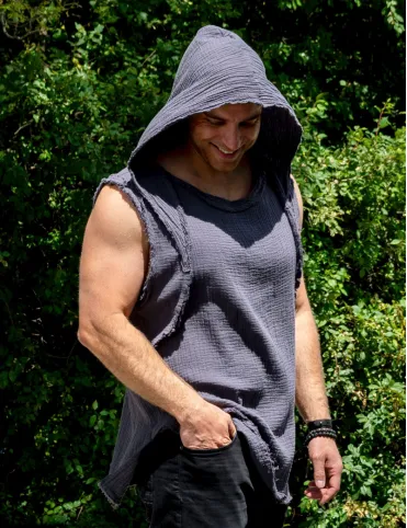 Ärmelloses Herren-T-Shirt im römischen Stil