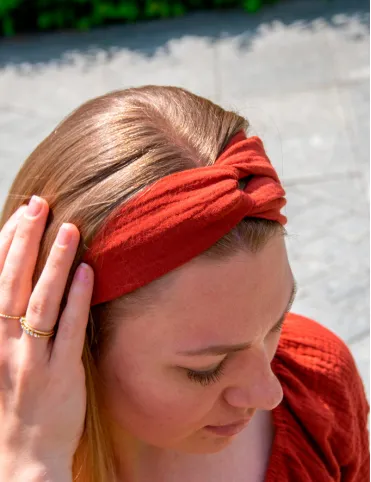 Декоративная тюрбанная повязка на голову