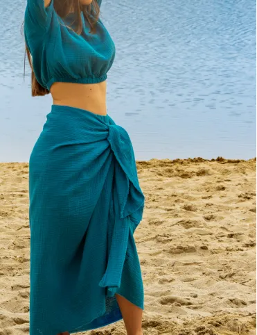 Pareo Caren, Beach cover-up, beach swimsuit bedspread, universal size